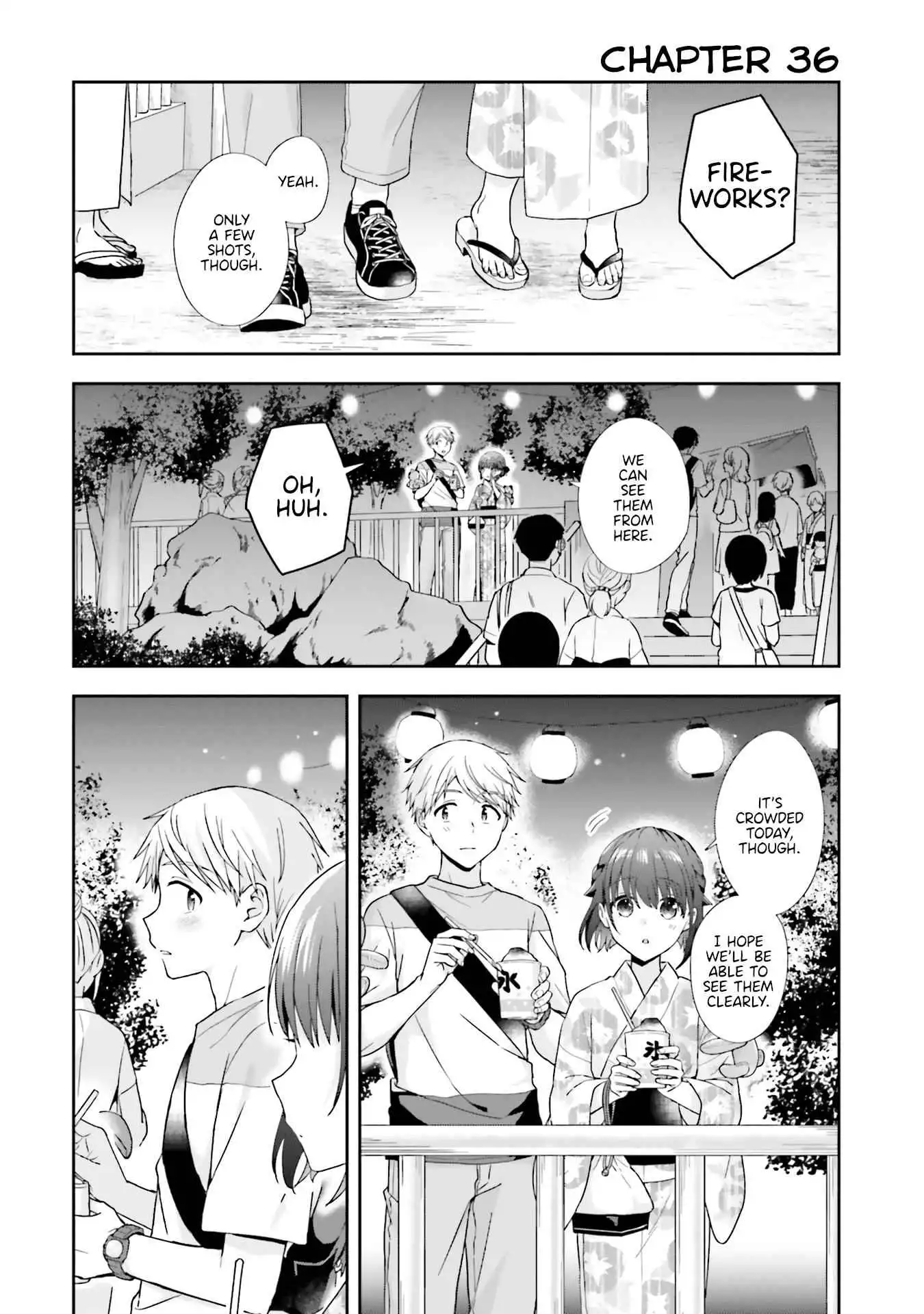 The Quiet Komori-san and the Loud Oobayashi-kun Chapter 36 1